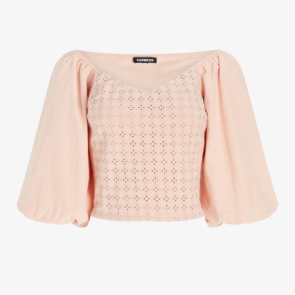 Express puff sleeve top